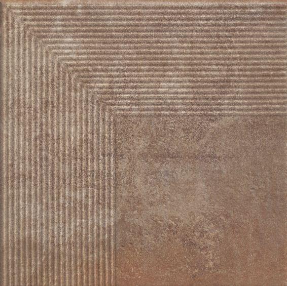 Сходинка кутова Paradyz Scandiano 30x30 см Rosso (8366)