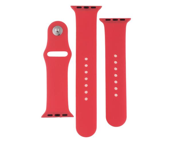 Ремешок Silicone Two-Piece для Apple Watch 37 38/40 мм Rose/Red Ремешок Silicone Two-Piece для Apple Watch 37 38/40 мм Rose/Red