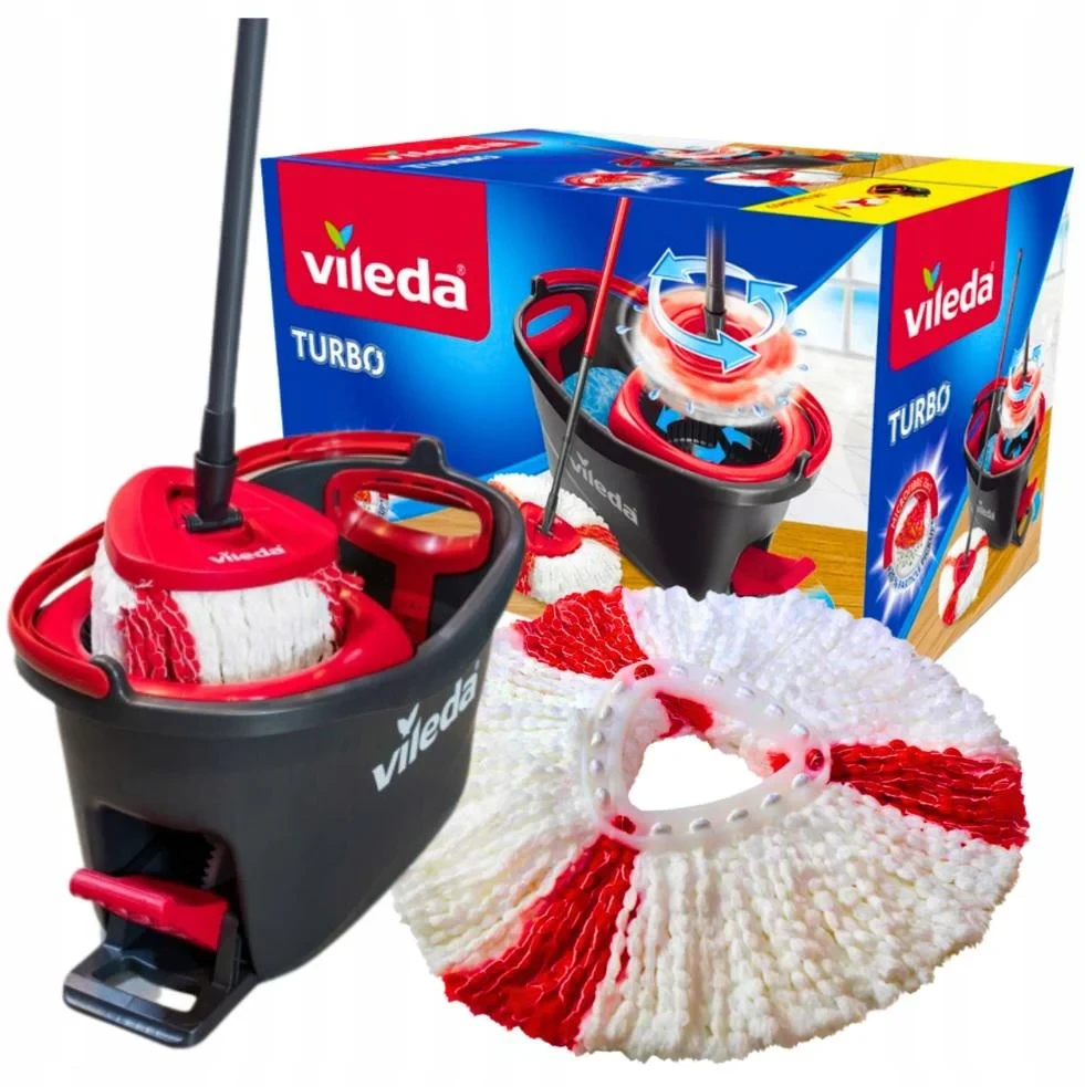 Набор для уборки Vileda Easy Wring&Clean Turbo 163422 2в1 (4023103194113) - фото 3