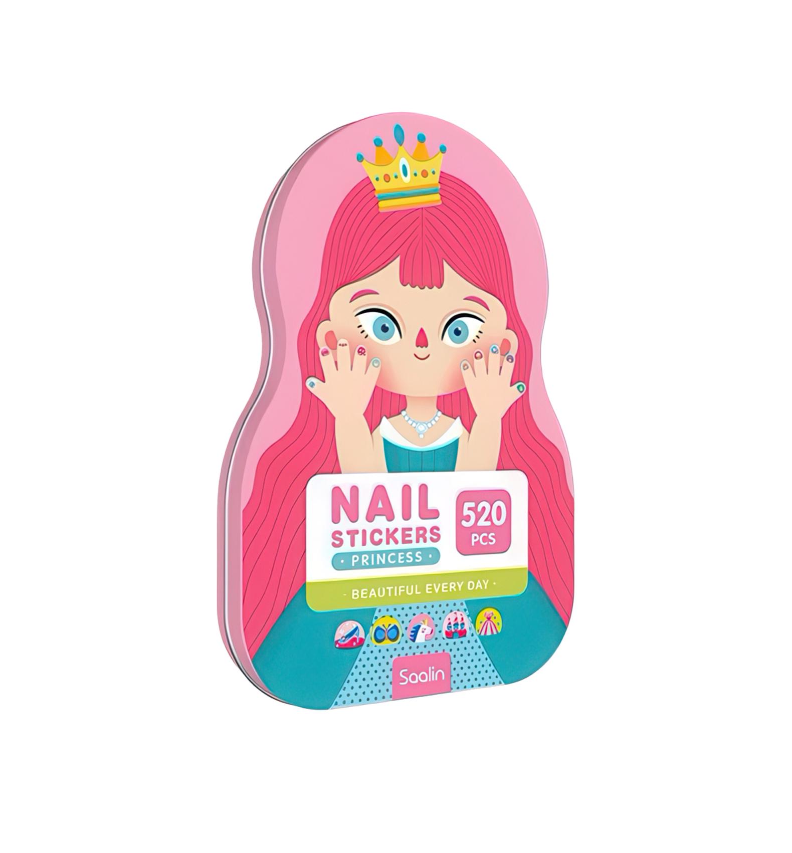 Наклейки для ногтей разного размера 520 шт.