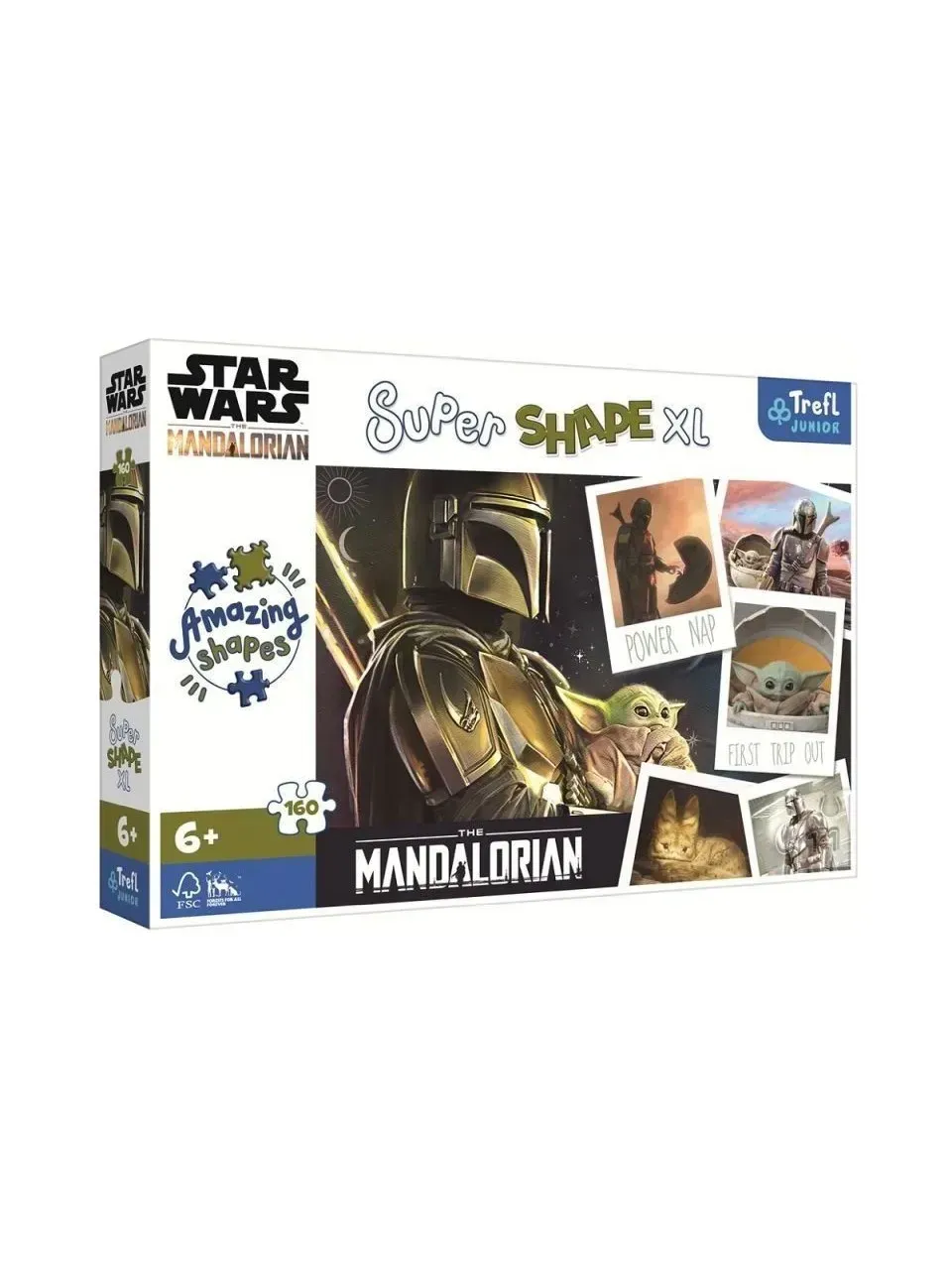 Пазлы Trefl XL Мандалориан Звездные войны из картона на 160 эл. Разноцветный (150-98-50035)