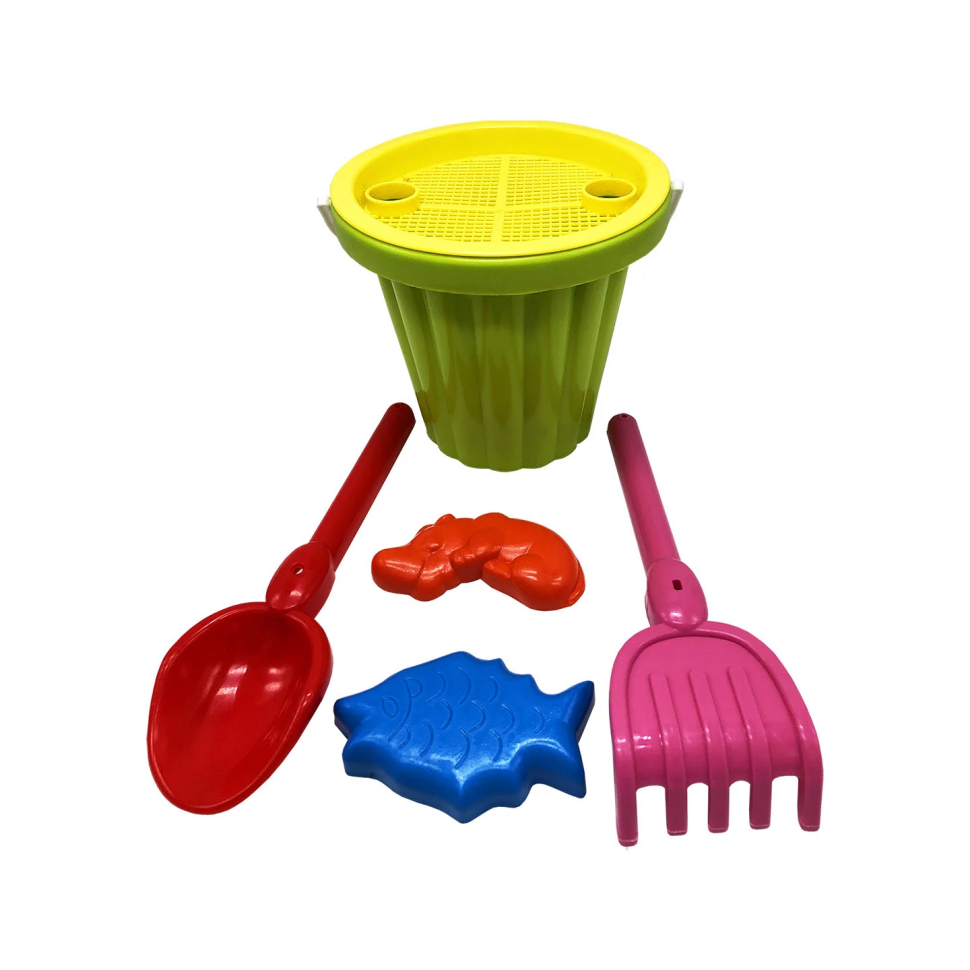 Игрушка для песочницы ведерко MToys Великий от 1 года Зеленый (IS-183-S-234)