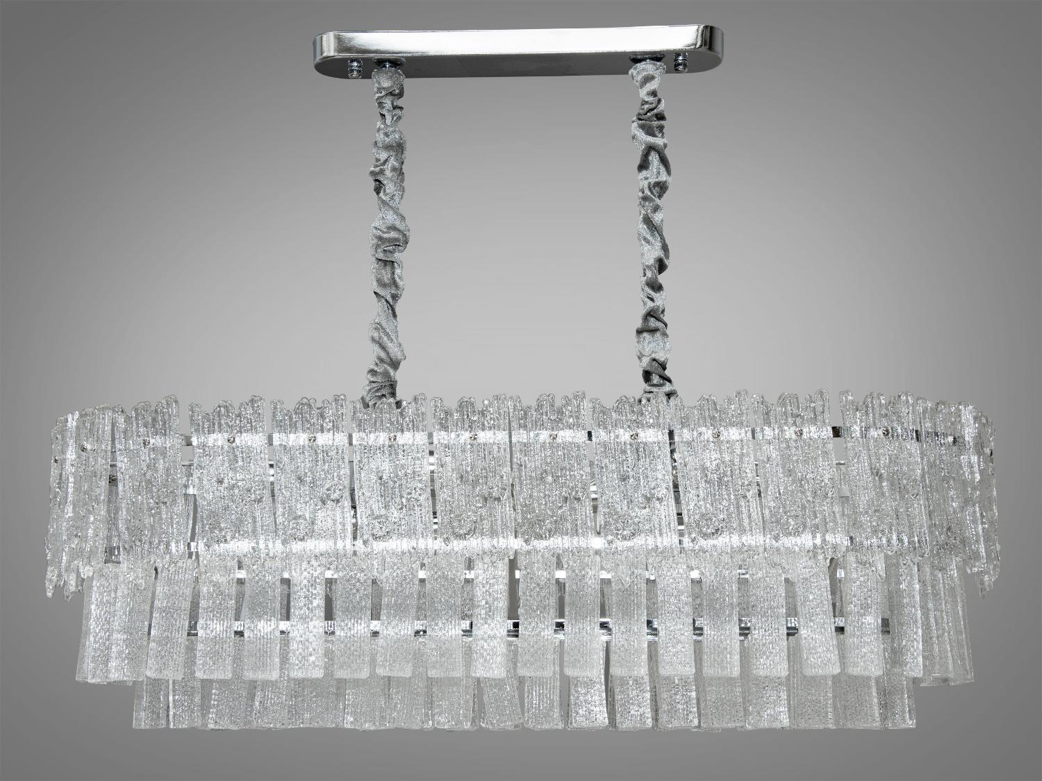 Люстра-подвес Diasha со стеклянными лепестками Хром (303-800x300CH) Люстра-подвес Diasha со стеклянными лепестками Хром (303-800x300CH)