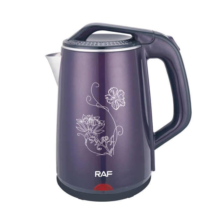 Чайник электрический RAF R.7856 с индикатором работы и рисунком 2200W 2,5 л