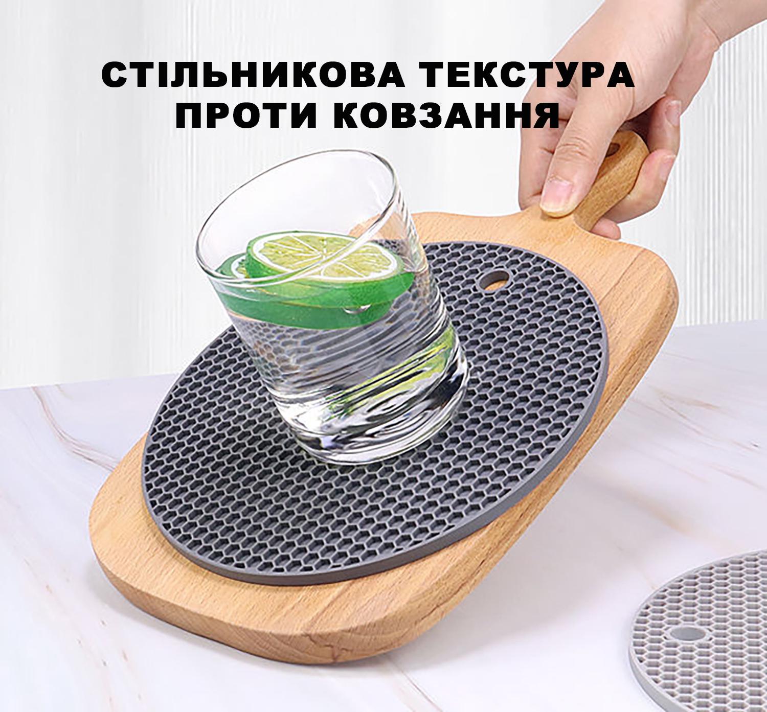 Подставки под горячее силиконовые 3 шт. Красный - фото 8 Подставки под горячее силиконовые 3 шт. Красный - фото 8