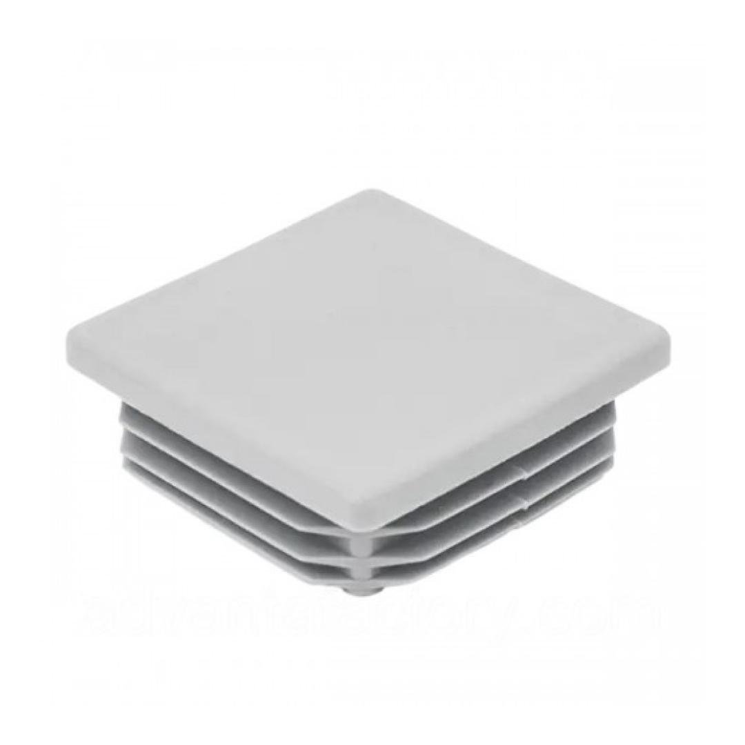 Заглушка для профільних труб пластикова квадратна 60х60 мм 1 шт. Білий (2135649431/К0951)