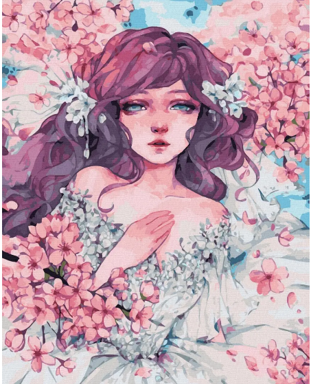 Картина за номерами Brushme GX32289 Уособлення весни 40х50 см (BS52745)