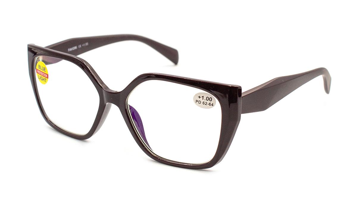 Окуляри для зору в пластиковій оправі Favori 25705-C3 Blue blocker -0,75