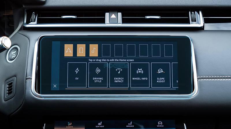 Стекло защитное Pixsel гибридный глянец на монитор Land Rover Range Rover Velar 11,7“ 2020-2023