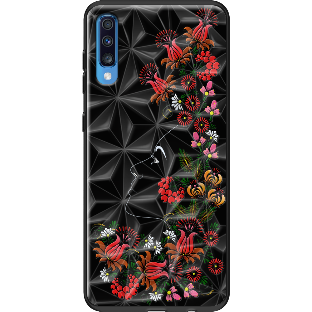 Чохол BoxFace Samsung A705 Galaxy A70 3D Ukrainian Muse Чорний силікон із призмою(36860-bk64-37863)