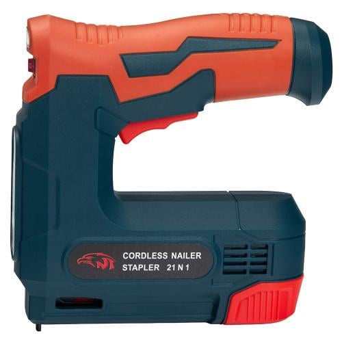 Степлер акумуляторний 2в1 зі скобами (AR-0059)