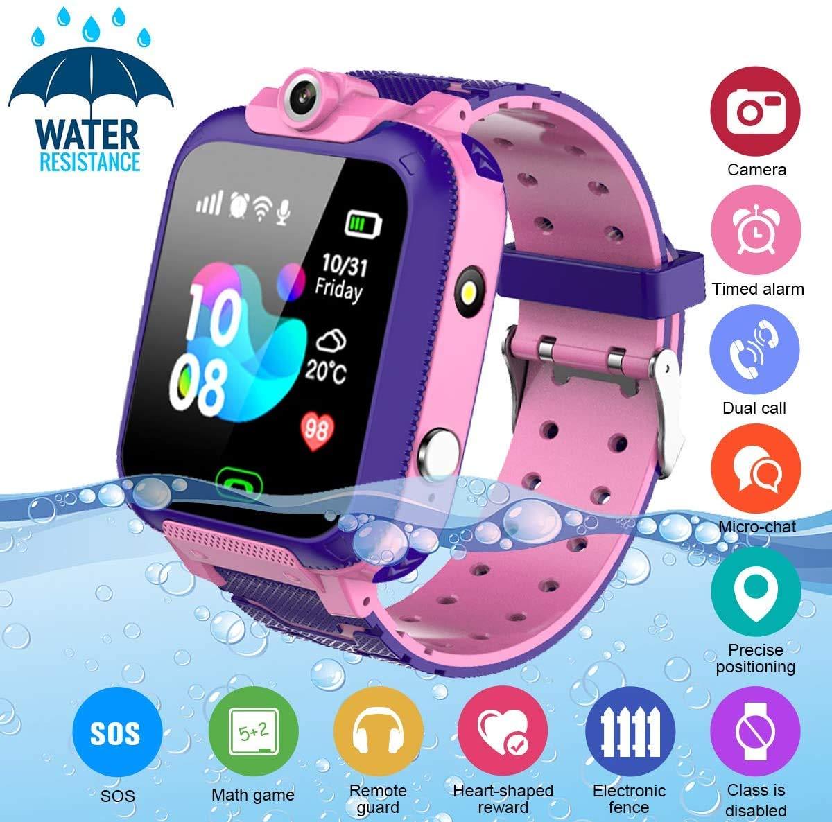 Смарт-годинник для дітей Q12 Q12 smart watch 2G і GPS-монітор Pink - фото 4