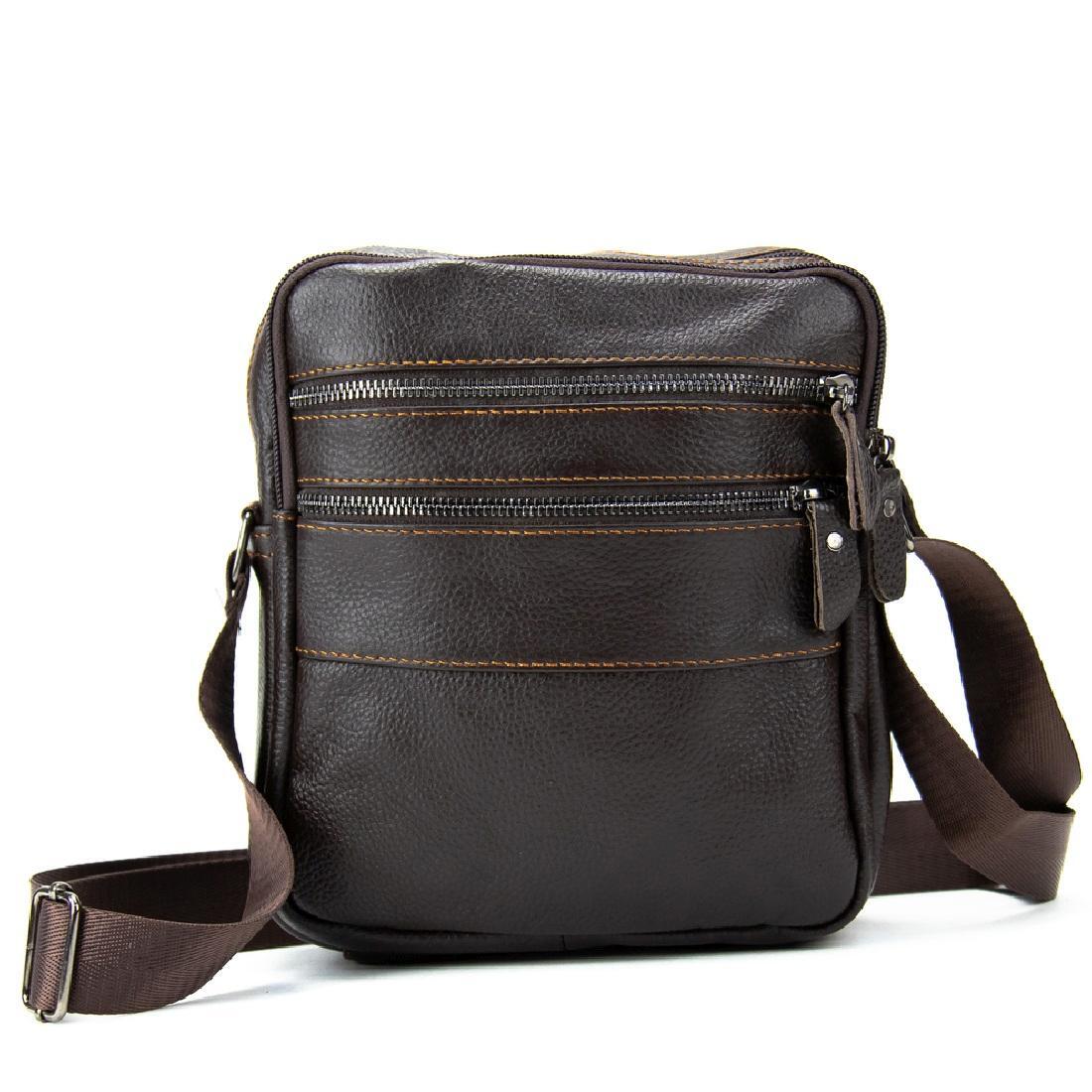 Мужская сумка через плечо Royal Bag M38-3923C Коричневый (1186)