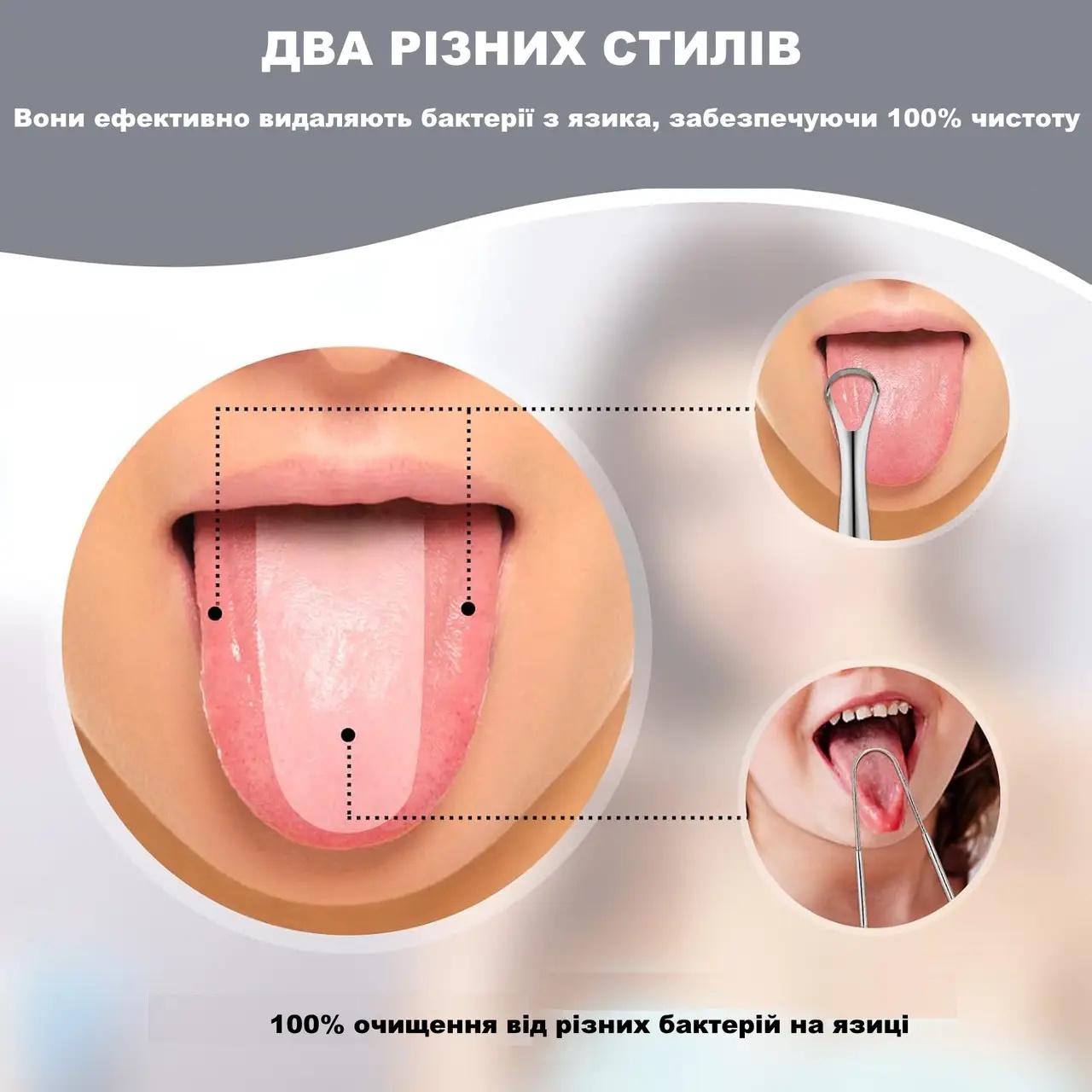 Набор скребков для языка Moolo 4в1 из нержавеющей стали в чехле - фото 3 Набор скребков для языка Moolo 4в1 из нержавеющей стали в чехле - фото 3