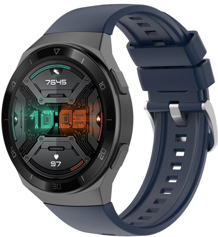 Ремешок Jsota для Huawei Watch GT2e 46 мм Dark Blue (22066-5D)