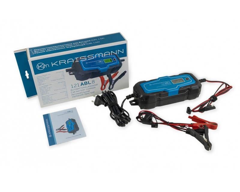 Зарядное устройство для автомобильного KRAISSMANN 121 ABL 8 (30462055) - фото 4 Зарядное устройство для автомобильного KRAISSMANN 121 ABL 8 (30462055) - фото 4