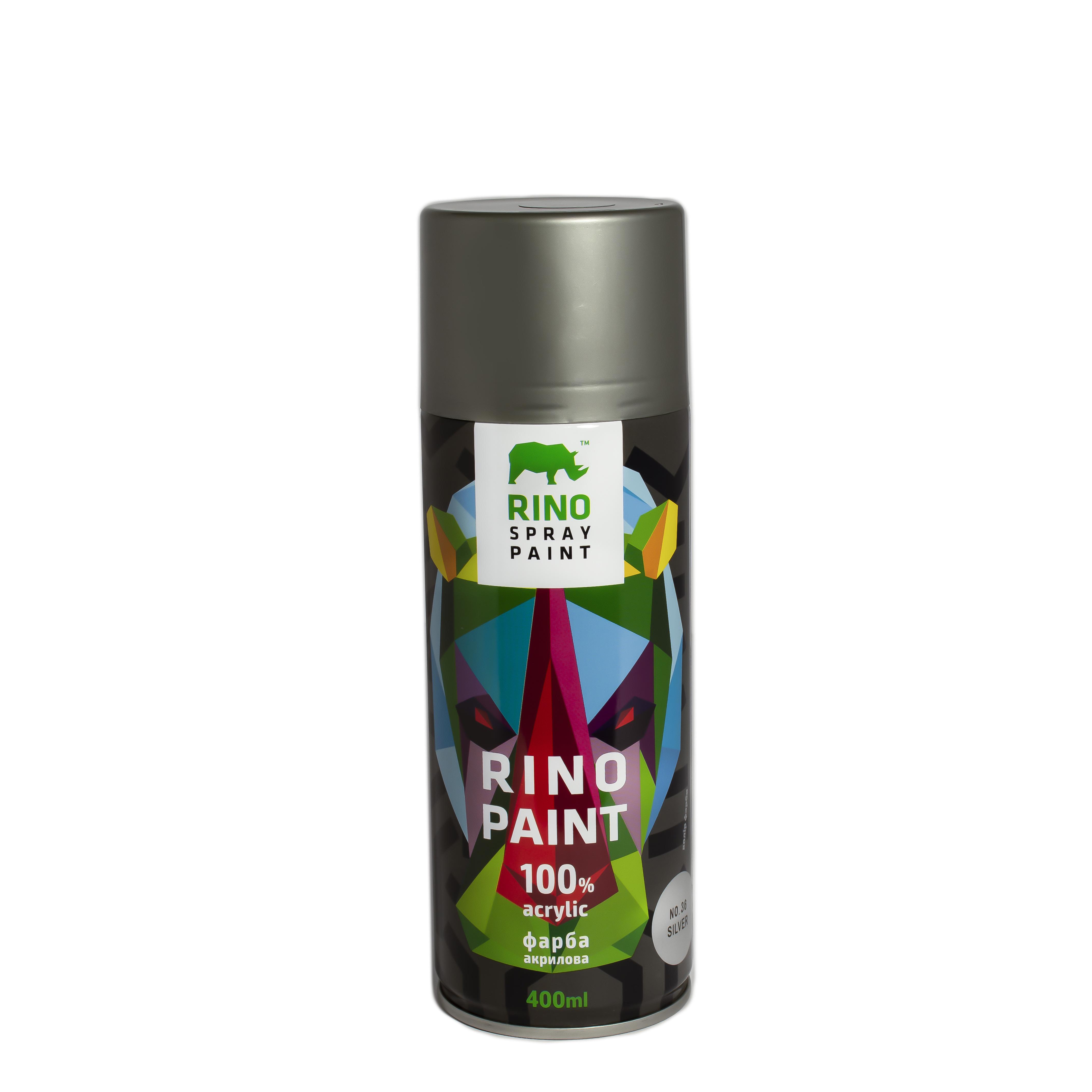 Фарба Rino Spray Paint Metallic RP-36 Срібло