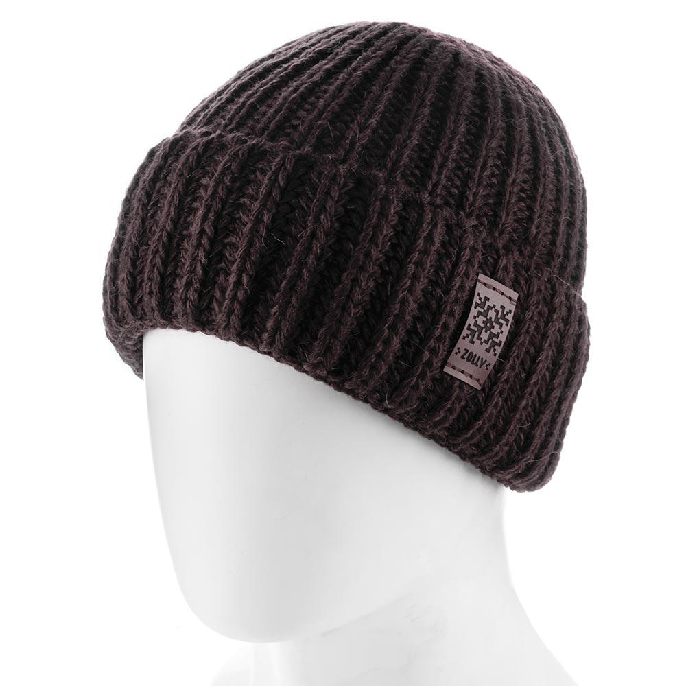 Шапка жіноча Zolly ZH234 на флісовій підкладці вовняна L р. 57-58 Махагон (117688)