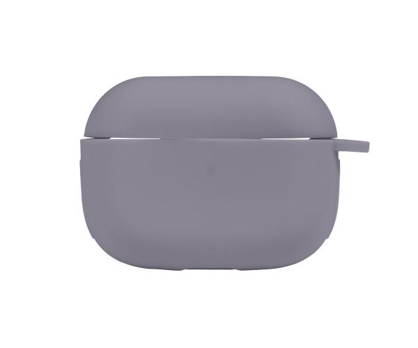 Чехол Silicone Case with hook для Airpods Pro Lavender Grey