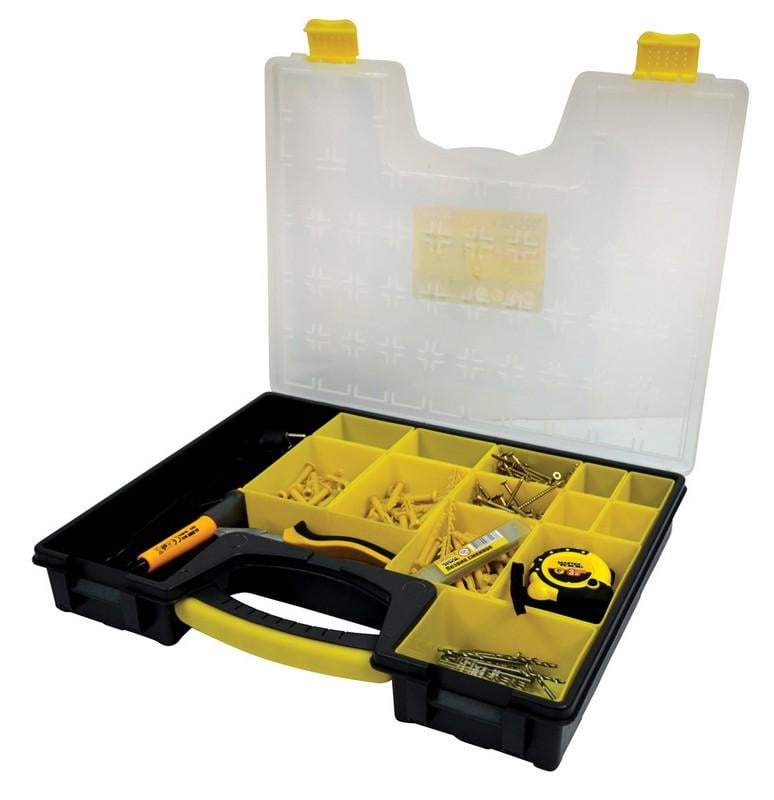 Органайзер Mastertool 19 секцій 16,5" 420х335х62 мм (79-2016) Органайзер Mastertool 19 секцій 16,5" 420х335х62 мм (79-2016)