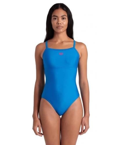 Купальник женский Arena SOLID SWIMSUIT LIGHTDROP BACK р. 36 Голубой (005909-801 36)