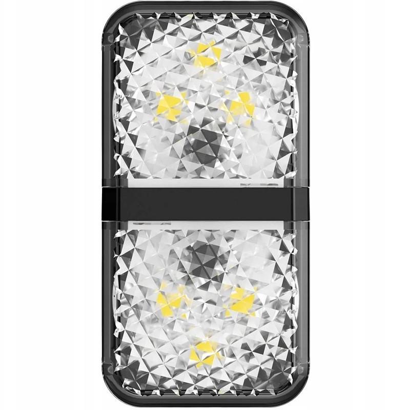 Індикатор світлодіодний відкриття дверей Baseus Warning Light 2pcs CRFZD-01 Black - фото 4