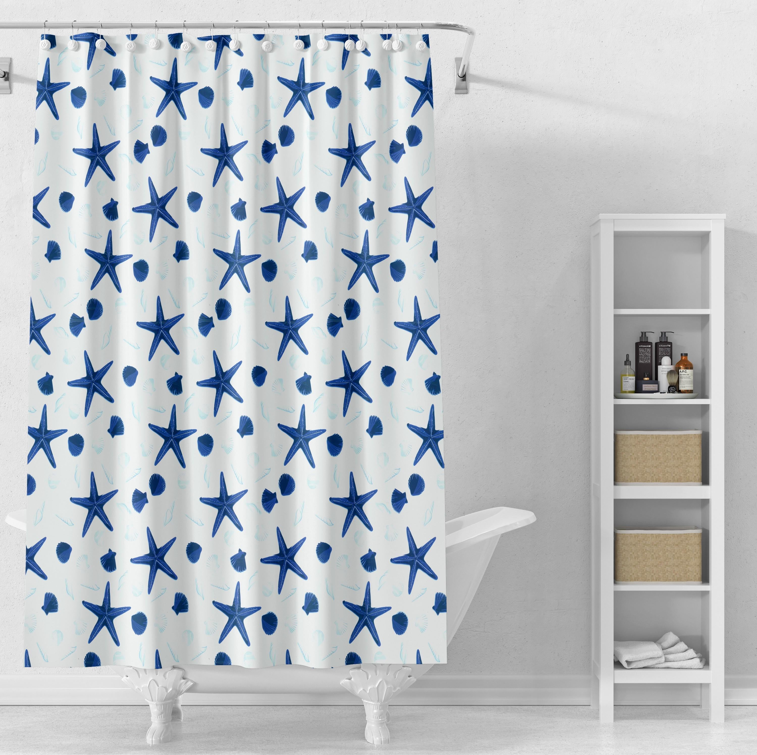 Шторка-занавес для Eco Fabric Морские звезды PEVA 180x180 см (EF-1803-C) Шторка-занавес для Eco Fabric Морские звезды PEVA 180x180 см (EF-1803-C)