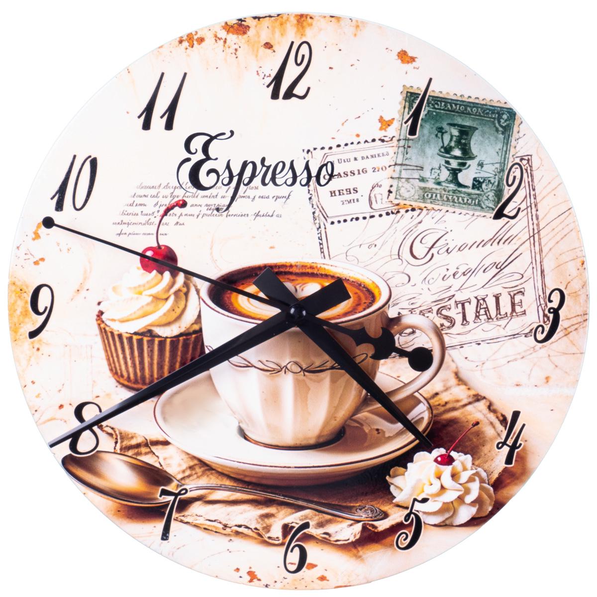 Часы настенные AMIRI HOME Кофе (VG1007)