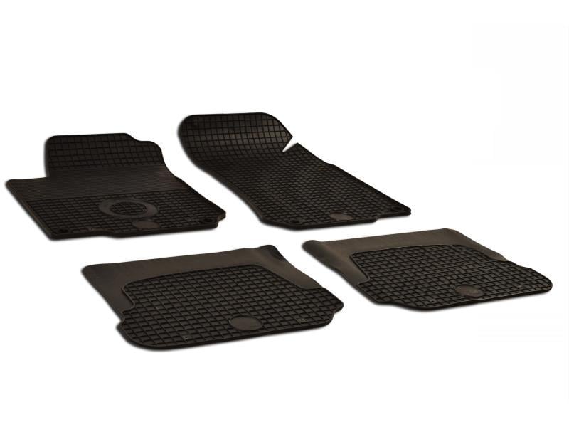 Килимки гумові VW GO4 4 шт. з овальним отвором (KHD 211366 NS)