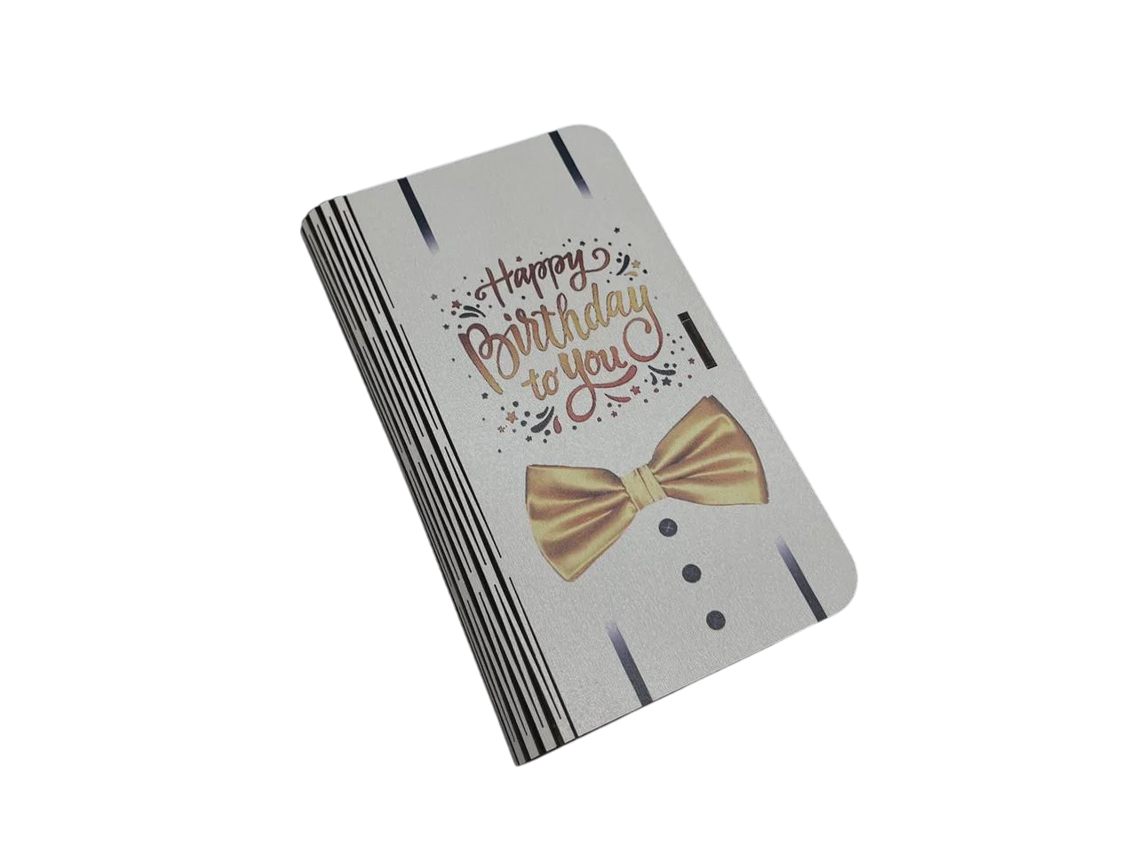 Коробка для денег подарочная "Happy Birthday to You" деревянная 17х10х2 см (KF-228)