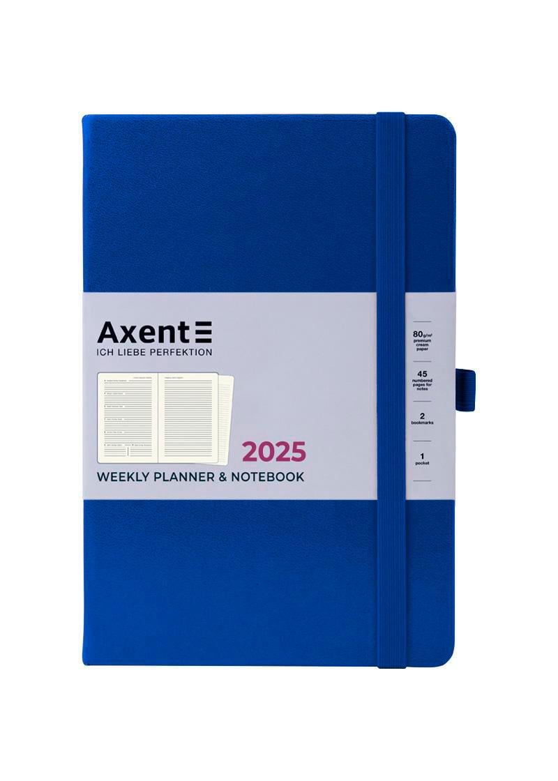 Тижневик Axent Prime Strong 2025 датований 145х210 мм Синій (8507-25-38-A) - фото 2