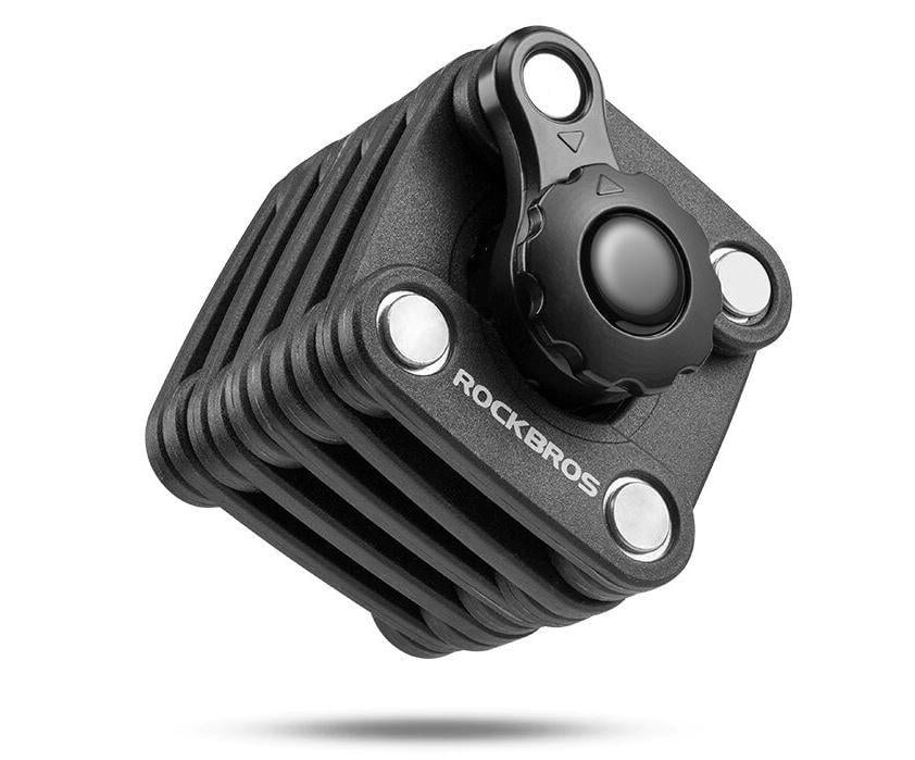 Замок велосипедный сегментный Rockbros RB-WD795 Черный (RB-WD795-1185)