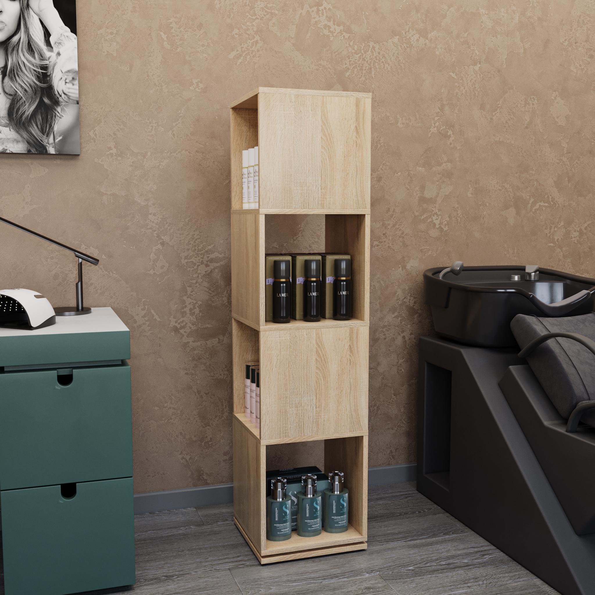 Полиця з обертальним механізмом 144х35 см Дуб Сонома (РА-33s)