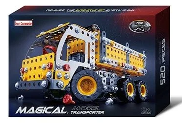 Конструктор 816 B-435 Самосброс металлический в коробке 520 деталей (2114421186) - фото 3