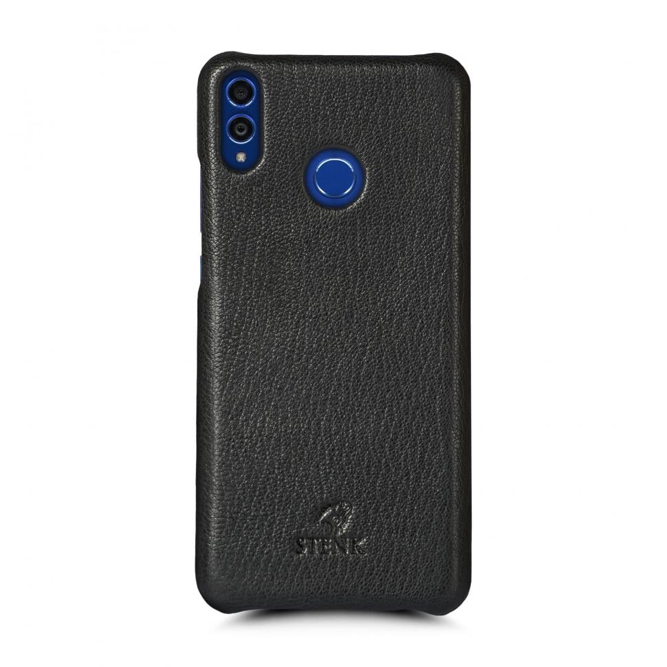 Кожаная накладка Stenk Cover для Huawei Honor 8X Черный (69259)