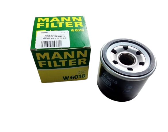 Фильтр масляный MANN-FILTER W6018 MAZDA 3-6/CX5 2.0-2.5 (3085936033) Фильтр масляный MANN-FILTER W6018 MAZDA 3-6/CX5 2.0-2.5 (3085936033)