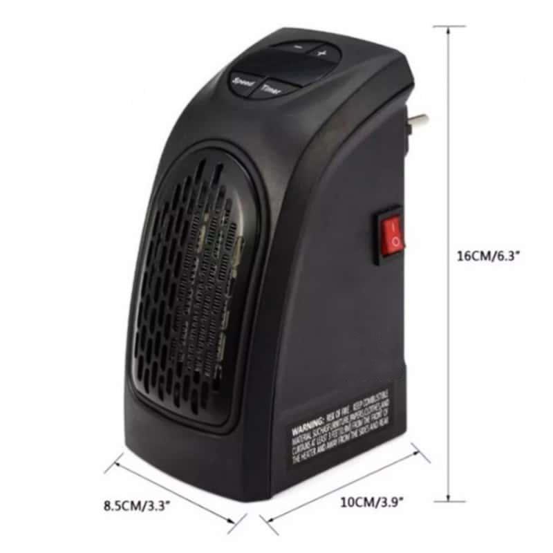 Тепловентилятор Handy Heater 400 Вт Черный - фото 11