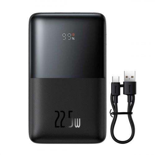 Портативное зарядное устройство Baseus Bipow Pro Digital Display 20000 mAh Fast Charge 22,5W Black