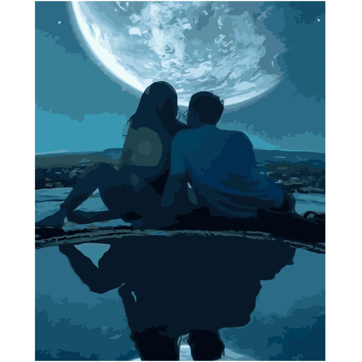 Картина по номерам Strateg Влюбленные души 40x50 см (SY6581)