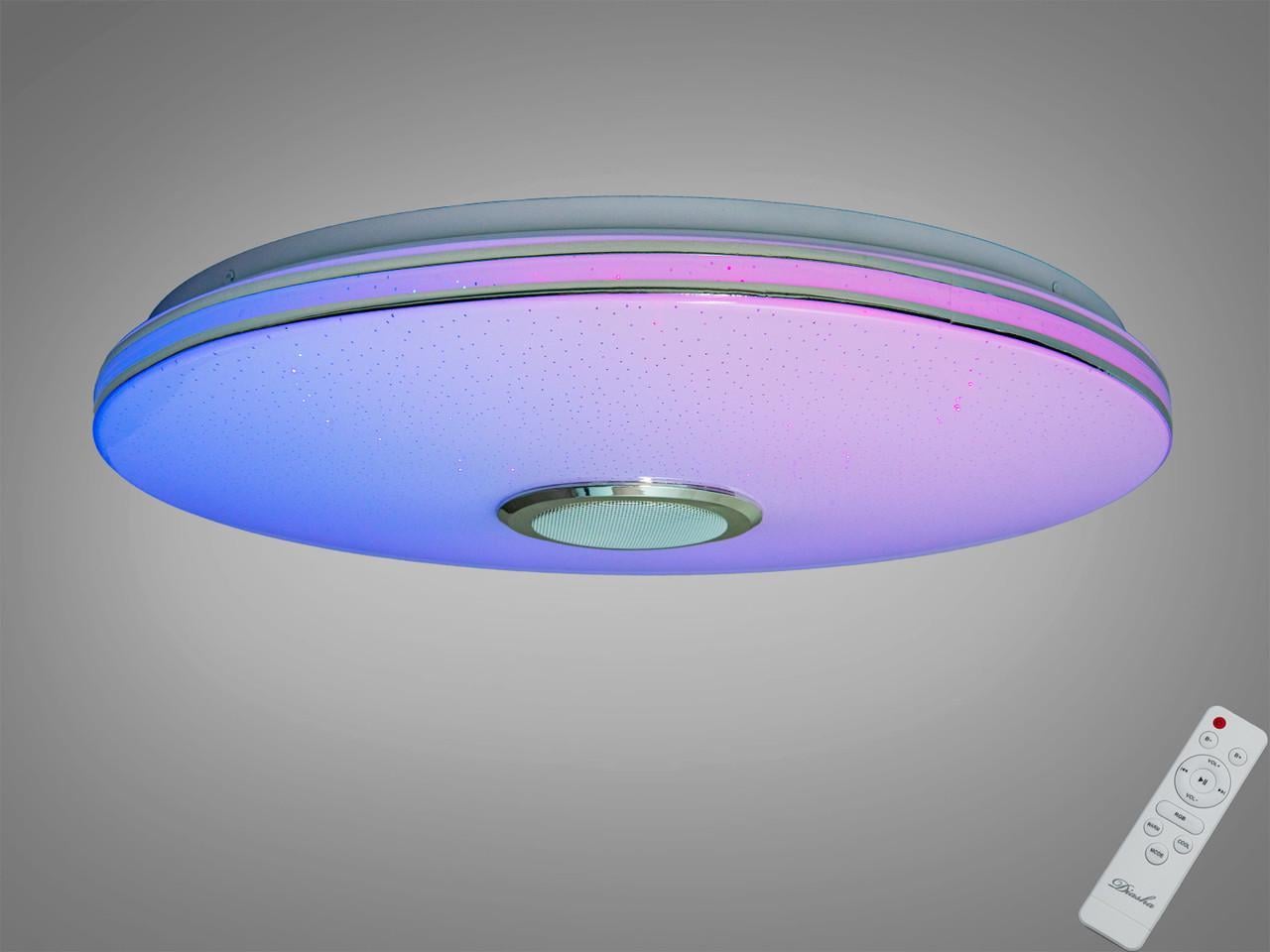 Смарт-люстра светодиодная 80Вт RGB с Bluetooth Белый (2989250461)