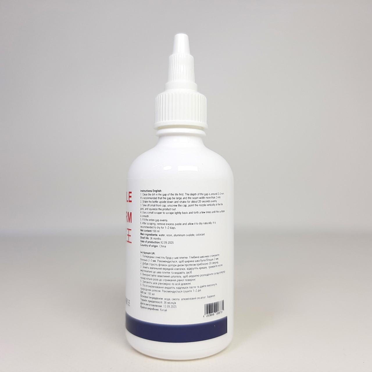 Затирка для плитки Tile Reform вологостійка 100 мл Сірий (X-2596) - фото 3 Затирка для плитки Tile Reform вологостійка 100 мл Сірий (X-2596) - фото 3