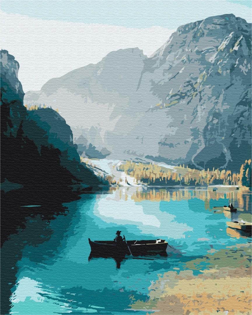 Картина по номерам Brushme Прогулка в лодке 40x50 см (BS52628)