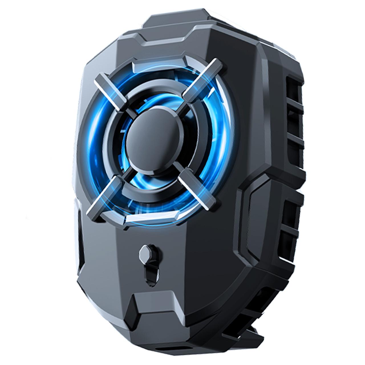 Кулер активное охлаждение для телефона/планшета Memo DLA7 до 89 мм Black (18519)