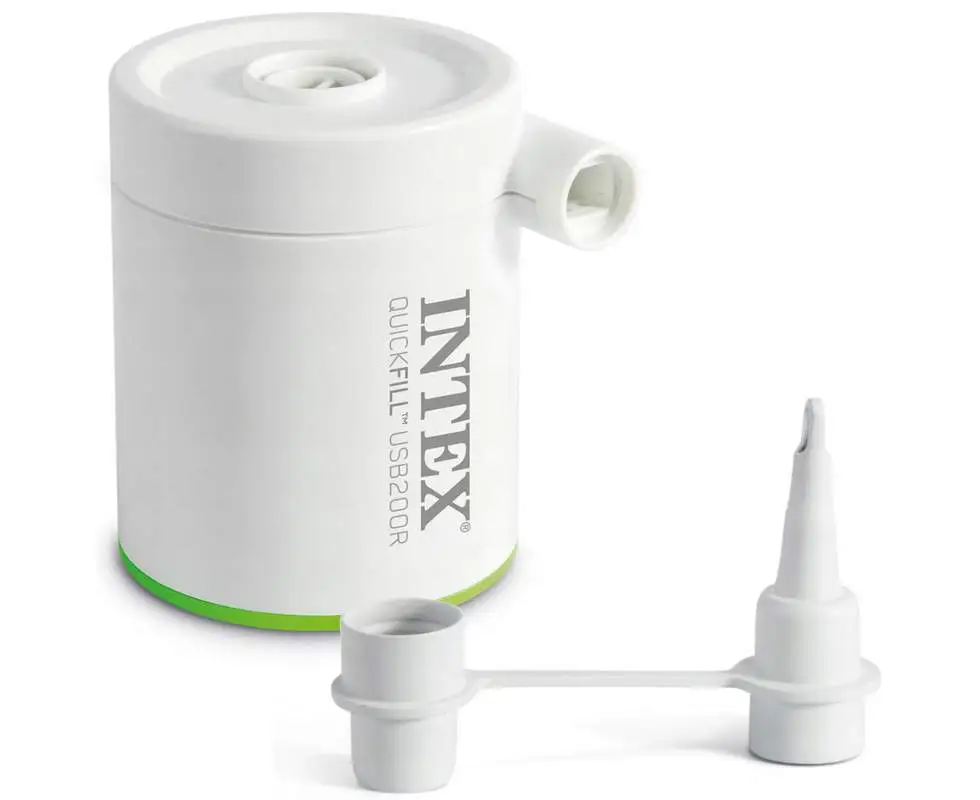 Насос електричний Intex 66637 акумуляторний USB/Type-C 200 л/х Білий (147-9-66637)