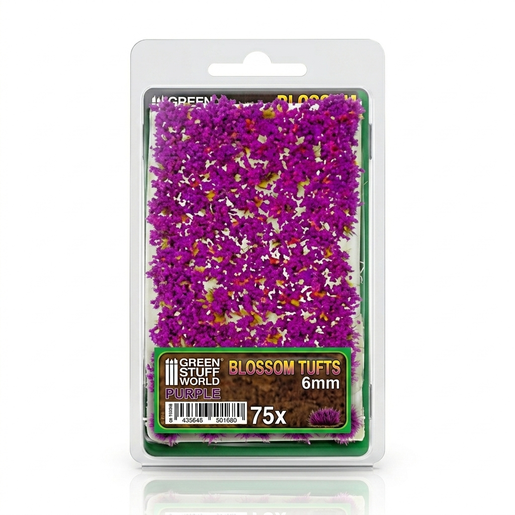 Трава искусственная для моделирования GSW Blossom Tufts Purple (130055)