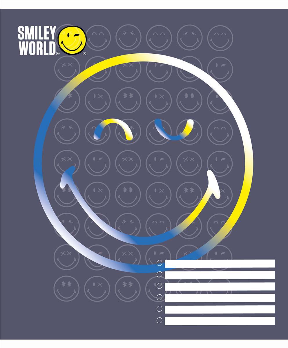 Тетрадь школьная YES Smiley world А5/18 листов в клетку 25 шт. (766334)