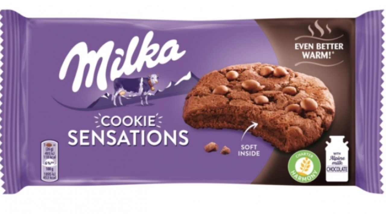 Печенье Milka Cookie Sensations Choco 155 г (2372584733)