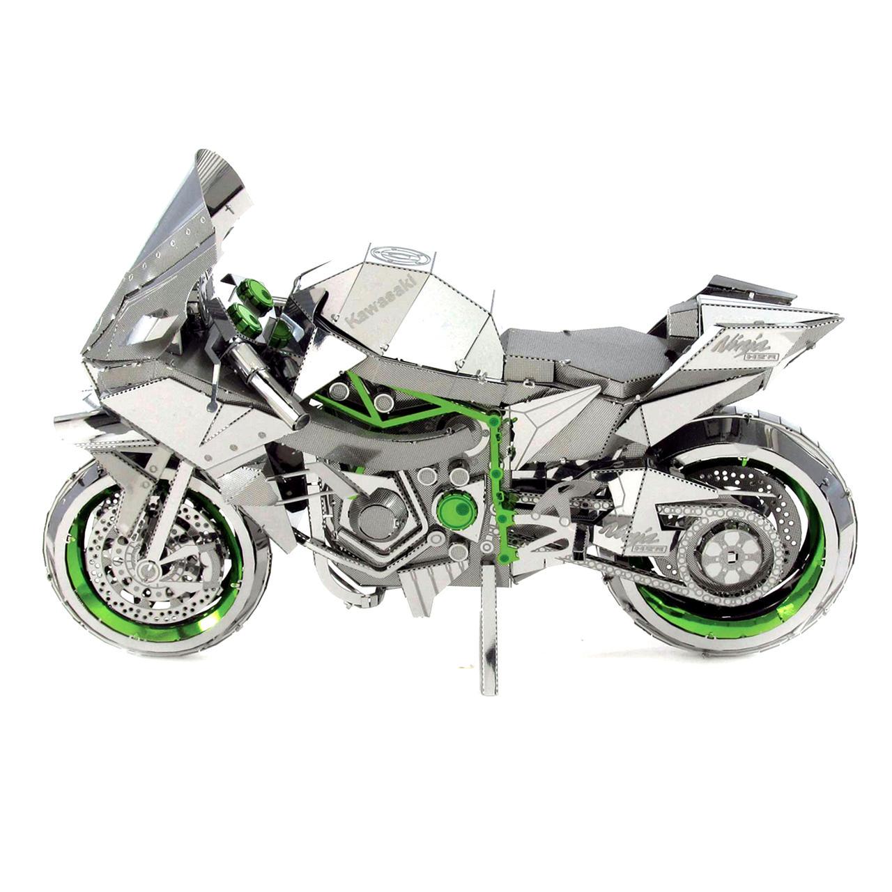 Конструктор металлический Metal Earth Iconx H2R Kawasaki Ninja ICX021 (52560852) - фото 4