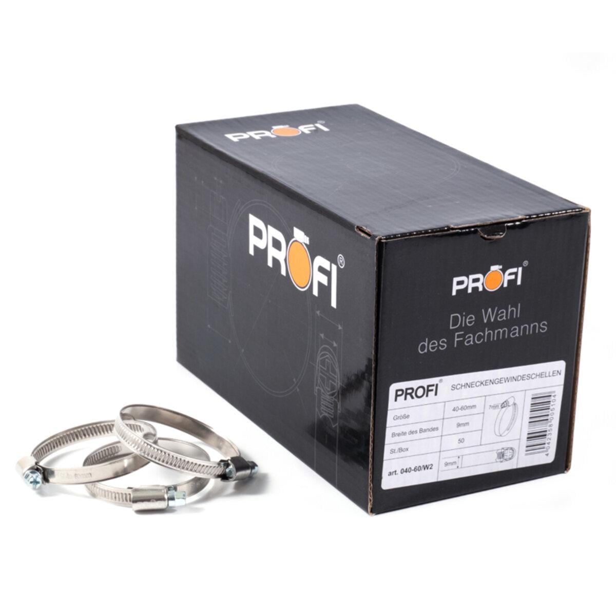 Хомуты Profi 40-60/W2/9 мм/50 шт.