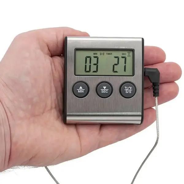 Термометр кухонный цифровой с выносным щупом и таймером (a32b9913) - фото 5 Термометр кухонный цифровой с выносным щупом и таймером (a32b9913) - фото 5